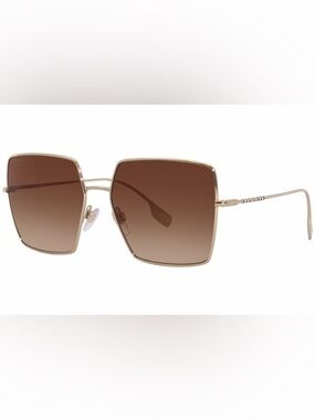 NIB Burberry Daphne Sunglasses Light Gold